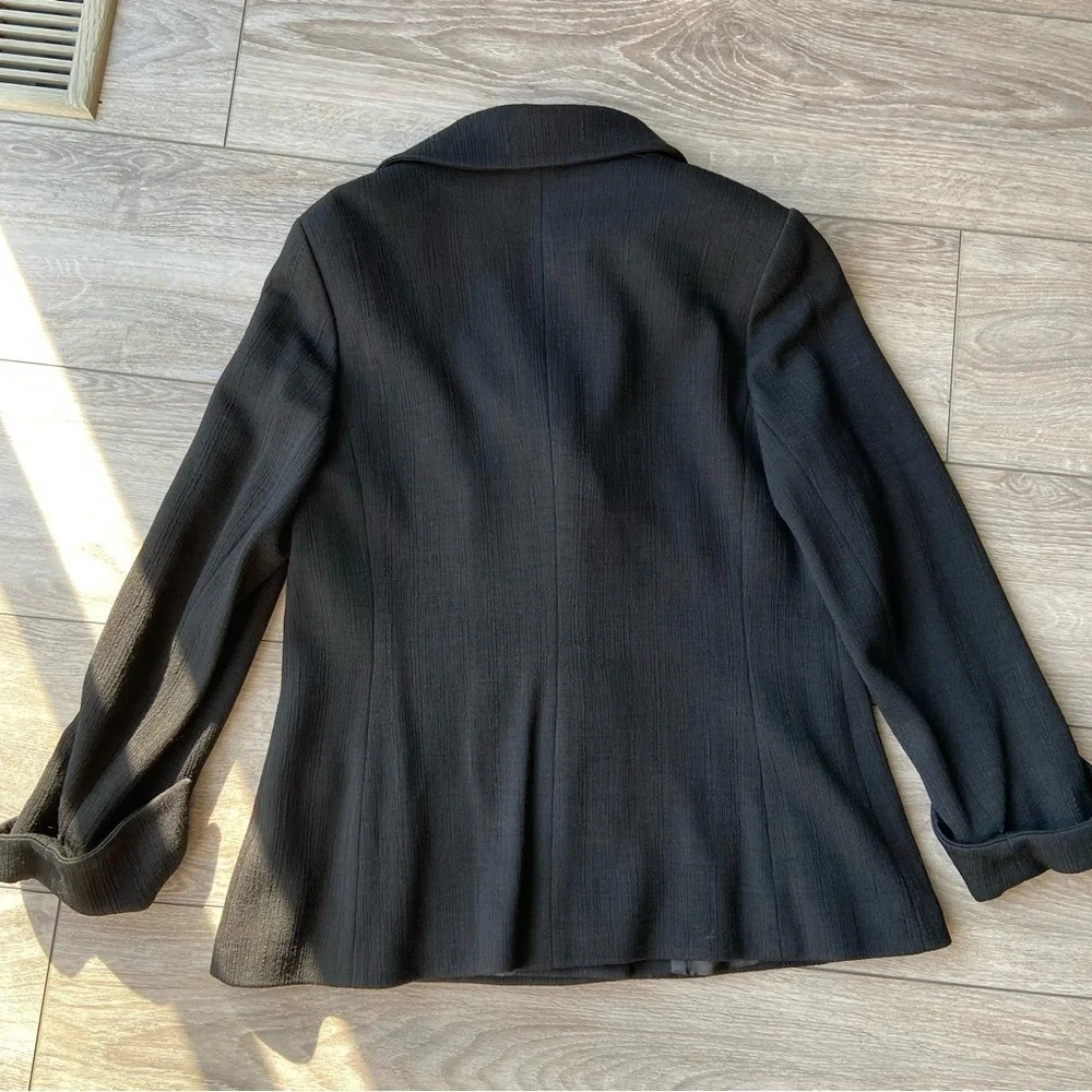 Evelin Brandt  Berlin Wool Blend Made In Germany Blazer - Picture 12 of 14
